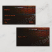 背部細道 名刺 (正面/裏面)