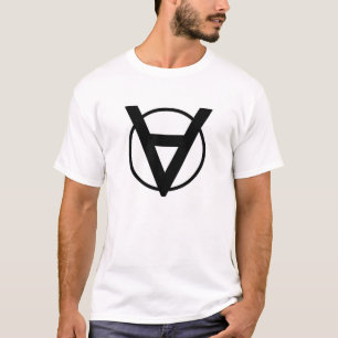 背部記号を用いるVoluntaryistの英雄のワイシャツ Tシャツ