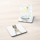 背部足に立っている子ネコ コースター (右側)