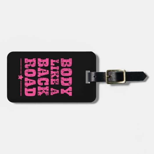 背部道の引用文の荷物のラベルのような体 ラゲッジタグ (正面横)