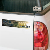 背部道の画廊のバンパーステッカー バンパーステッカー (トラック上)