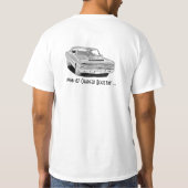 背部1966-67年の充電器の登録- Tシャツ (裏面)