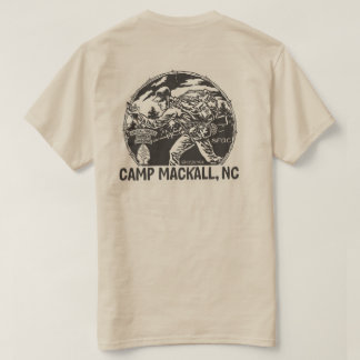 背部「キャンプMackall」-三重のおおい- Tシャツ