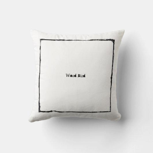 背面でカスタマイズ可能。そして見た踊り クッション (裏面)