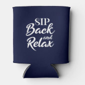 背面と青リラックス口 缶クーラー (正面)