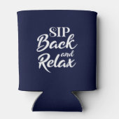 背面と青リラックス口 缶クーラー (裏面)