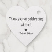 背面にカスタムメッセージ | フロントにイニシャル フェイバータグ (裏面)