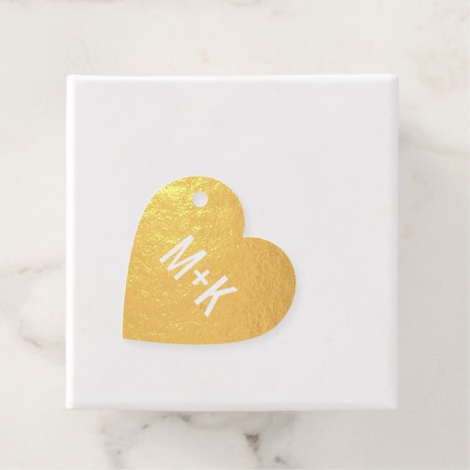 背面にカスタムメッセージ | フロントにイニシャル フェイバータグ (箱)