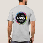 背面にプリントされた大型ロゴプロモTシャツ Tシャツ (裏面)