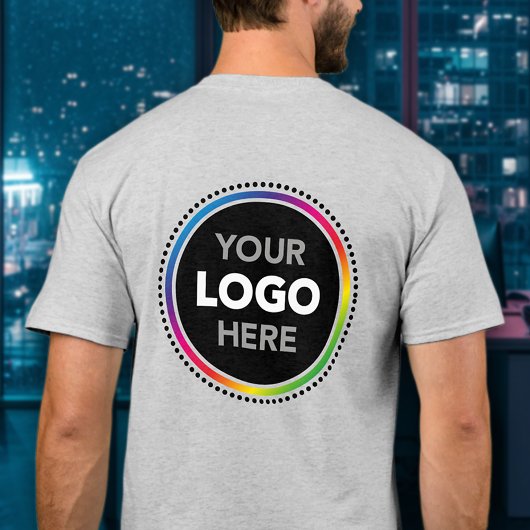 背面にプリントされた大型ロゴプロモTシャツ Tシャツ