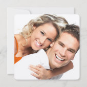 背面に写真の鳥かご　Save the Date 招待状 (裏面)