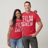 背面のみ フィルムクルーV 映画制作セット チーム ビンテージ Tシャツ (ユニセックス)