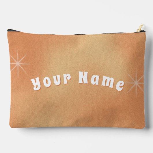 背面のカスタマイズ可能な名前"イエス"魚 アクセサリーポーチ (裏面)