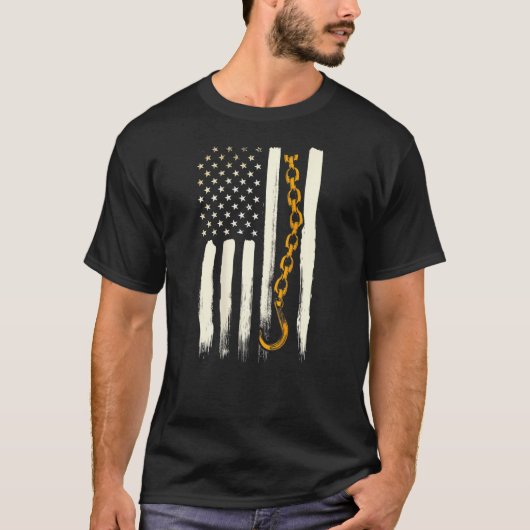 背面のトラックの運転者画像 Tシャツ (正面)