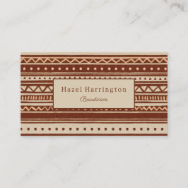 背面の究極のBoho名刺QRコード 名刺