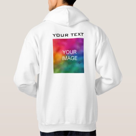 背面デザイン写真イメージメンズのアップモダン最高のロード パーカ (裏面)