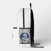 背面バッグ プリントバックパック (右)