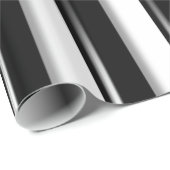 背面バー – 黒ストライプ色(写真または2番目の色を追加) ラッピングペーパー (ロールコーナー)