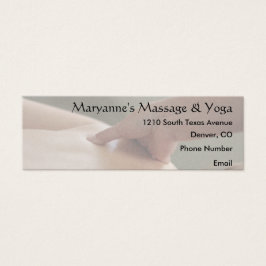 背面マッサージ写真 – 親指