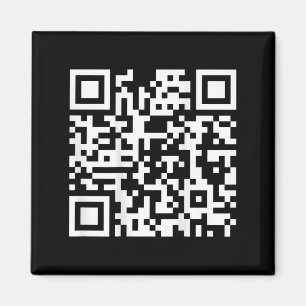 （背面） おもしろい Qr Fck中指Sayiコード マグネット