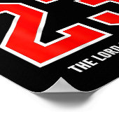 (背面) 詩編23篇 主は私の羊飼い  ポスター (角)