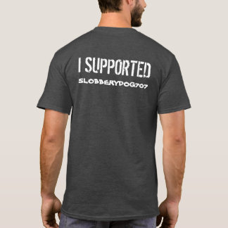 背面TシャツのグレーSlobberydog707 Tシャツ