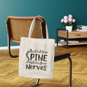 背骨が神経に入らないようにカイロプラクター トートバッグ