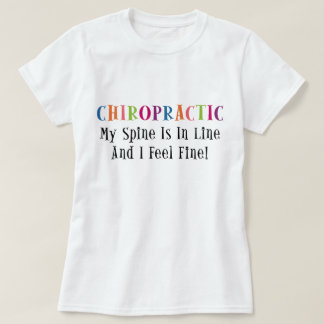背骨が線Tシャツに入っている Tシャツ