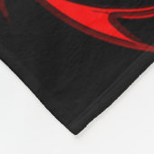 背骨のドラゴンのフリースブランケット フリースブランケット (角)