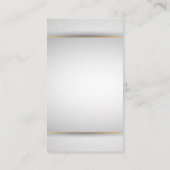 背骨のロゴ |カイロプラクター |マッサージセラピー 名刺 (裏面)