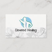 背骨のロゴ |鍼治療 名刺 (正面)