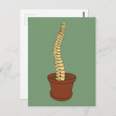 背骨を伸ばす ポストカード (正面/裏面)