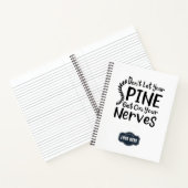 背骨を神経のビジネスロゴに入れない ノートブック (内部)