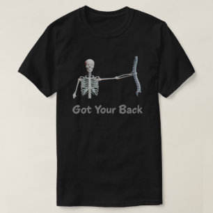 背骨得を保持する背骨 Tシャツ