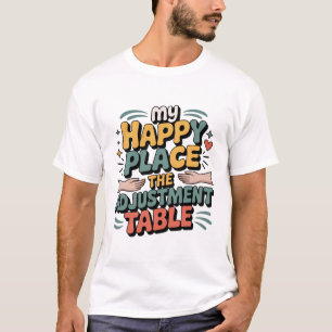 背骨矯正の喜び 背中の痛みからの解放 Tシャツ