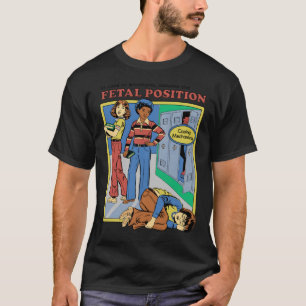 胎児の位置をクラシック決める Tシャツ