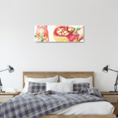 胎児の帝王切開分娩を示すイラストレーション キャンバスプリント (インサイチュ (寝室))