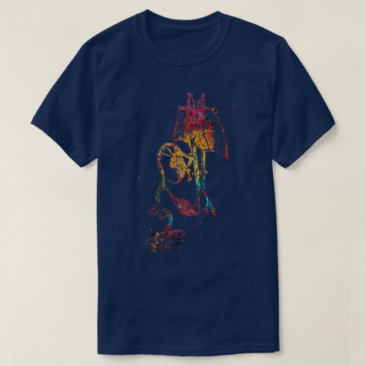 胎児心血管系1 Tシャツ (デザイン正面)