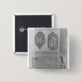 胎児、「全作品からのイラストレーション 缶バッジ (正面&裏面)