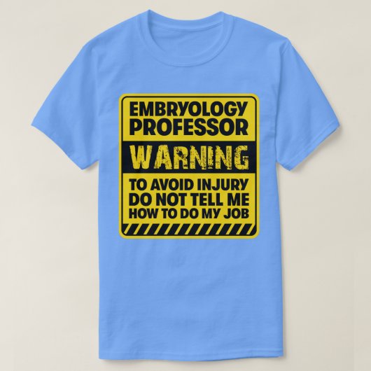 胎生学教授2 Tシャツ (デザイン正面)
