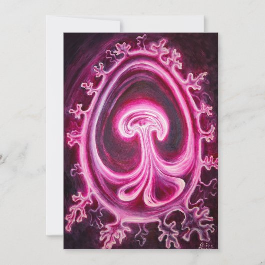 胎盤胚 招待状 (正面)