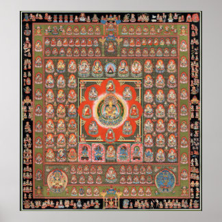 胎蔵界曼荼羅 ポスター