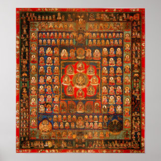 胎蔵界曼荼羅 ポスター