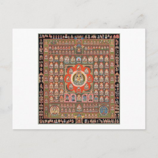 胎蔵界曼荼羅 ポストカード (正面)