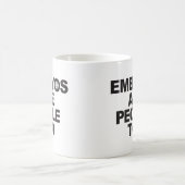 胚は人々の余りにマグです コーヒーマグカップ (中央)