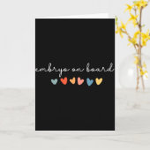 胚移植中 心 IVF 移植日 不妊 治療 カード (黄色い花)