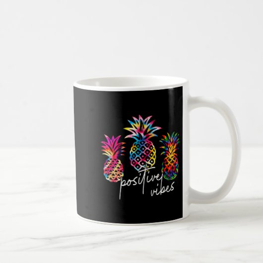 胚移植日 不妊 IVF タイダイ コーヒーマグカップ (右)