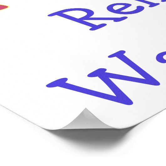 胚芽バスター、覚えてあなたの手のサインを洗う ポスター (角)