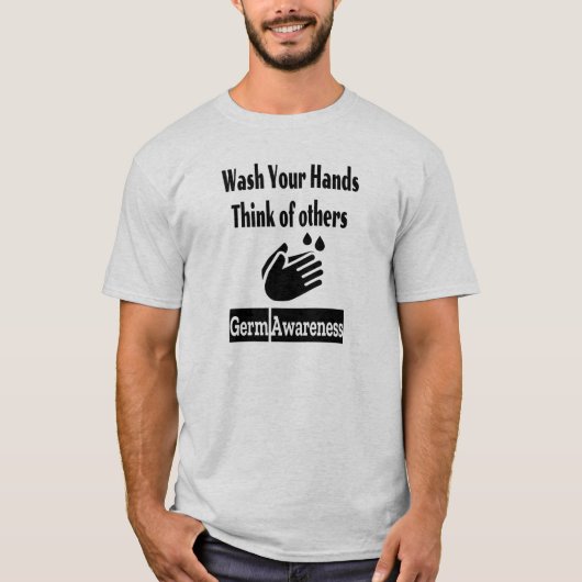 胚芽認識度メンズベーシックTシャツ Tシャツ (正面)