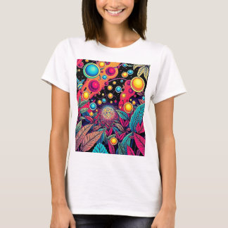 胞子を放出する葉1 Tシャツ